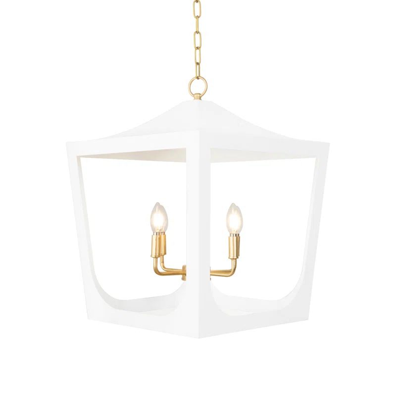 Wimble 4 - Light Lantern Square / Rectangle Chandelier | Wayfair North America