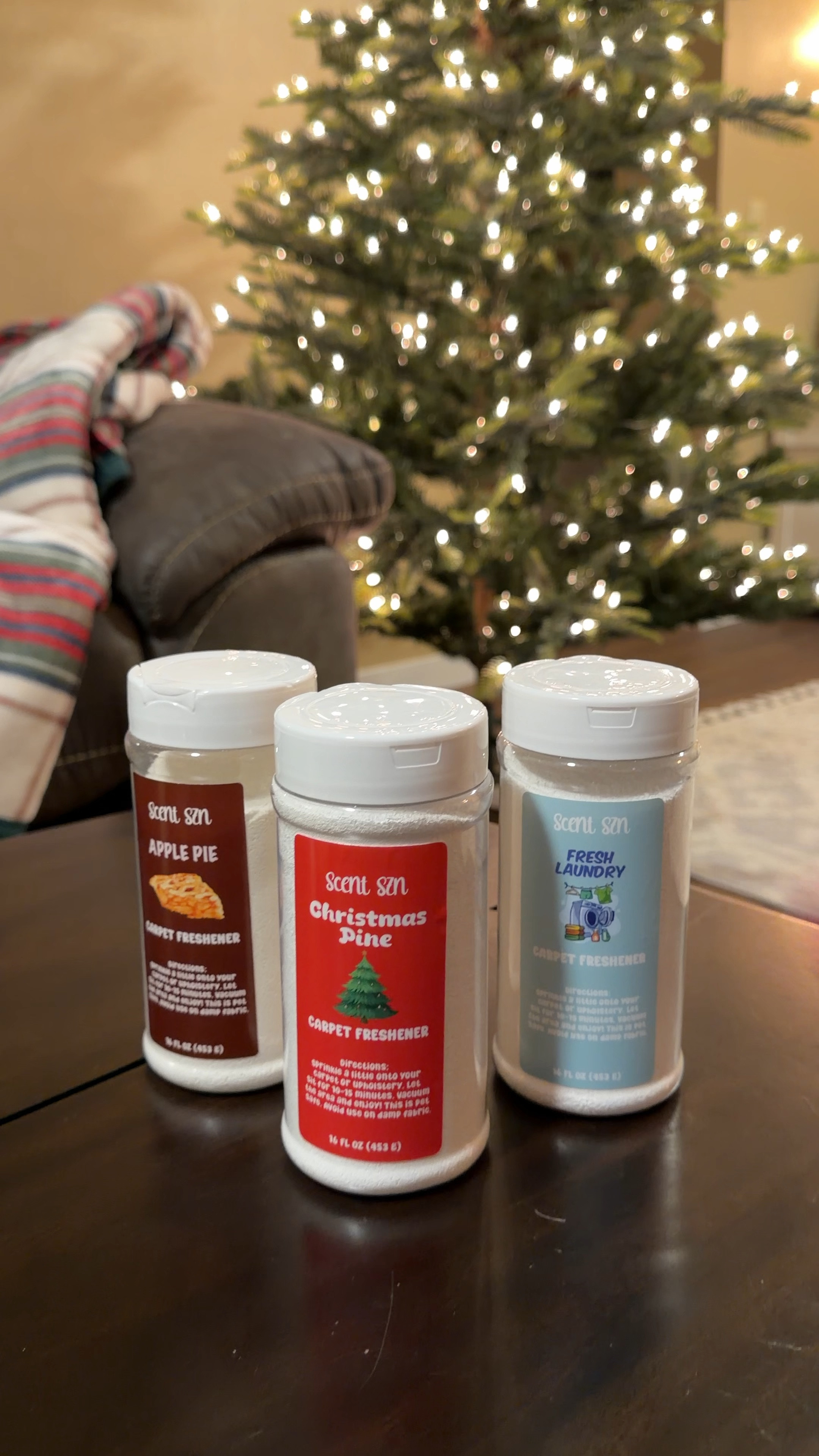 Holiday entertaining? Grab these carpet fresheners to get that Christmas tree smell! Tons of wonderful sense to choose from. #christmastree #holidaypartyideas 

#LTKHome #LTKHoliday #LTKStyleTip