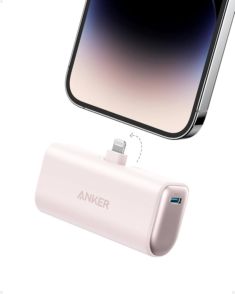 Anker Portable Charger with Built-in Lightning Connector, Portable Charger 5,000mAh MFi Certified... | Amazon (US)
