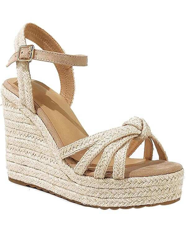 mikarka Sandals for Women 2025: Comfortable Wedge Platform Sandals Women - Braided Espadrilles fo... | Amazon (US)
