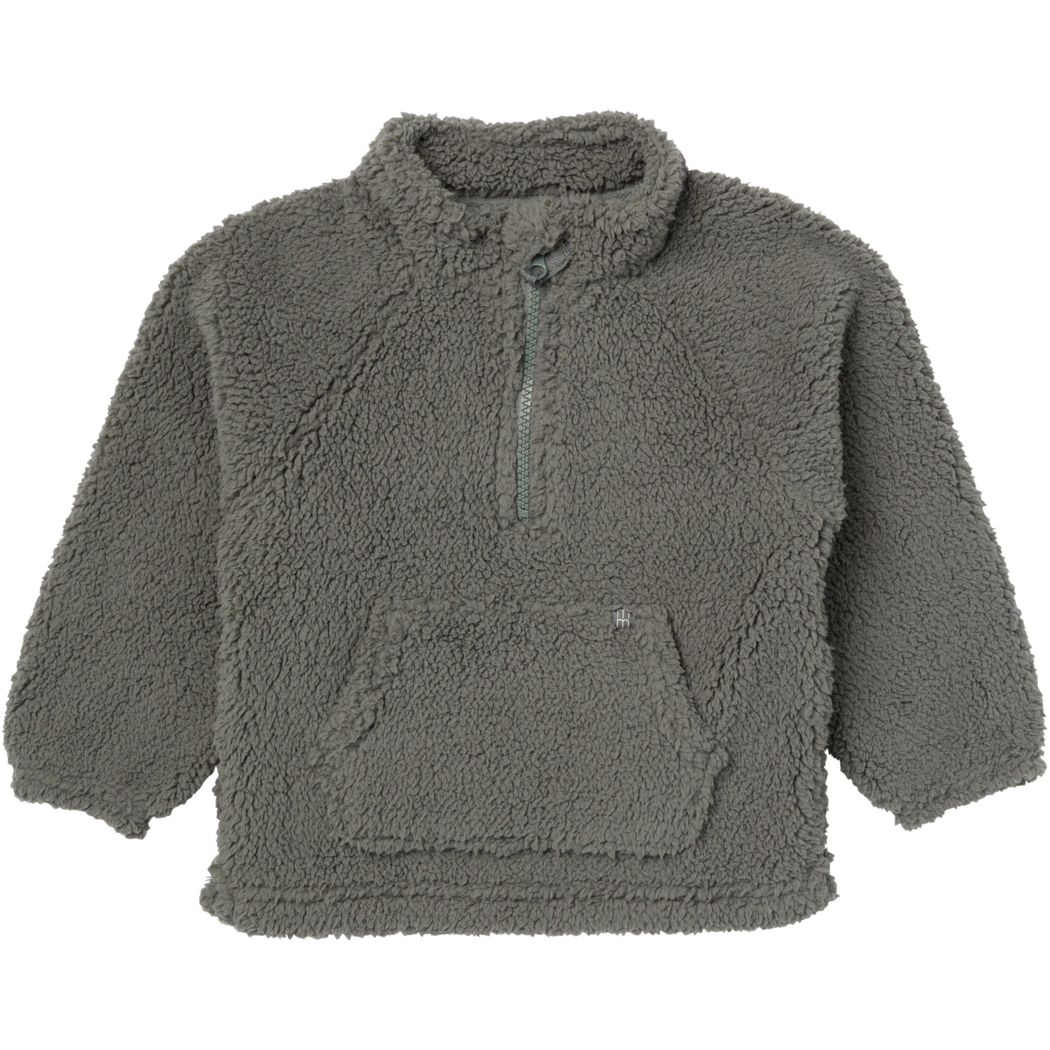 Embroidered Infant & Toddler Boys Dark Green Half-Zip Pullover | Gerber Childrenswear
