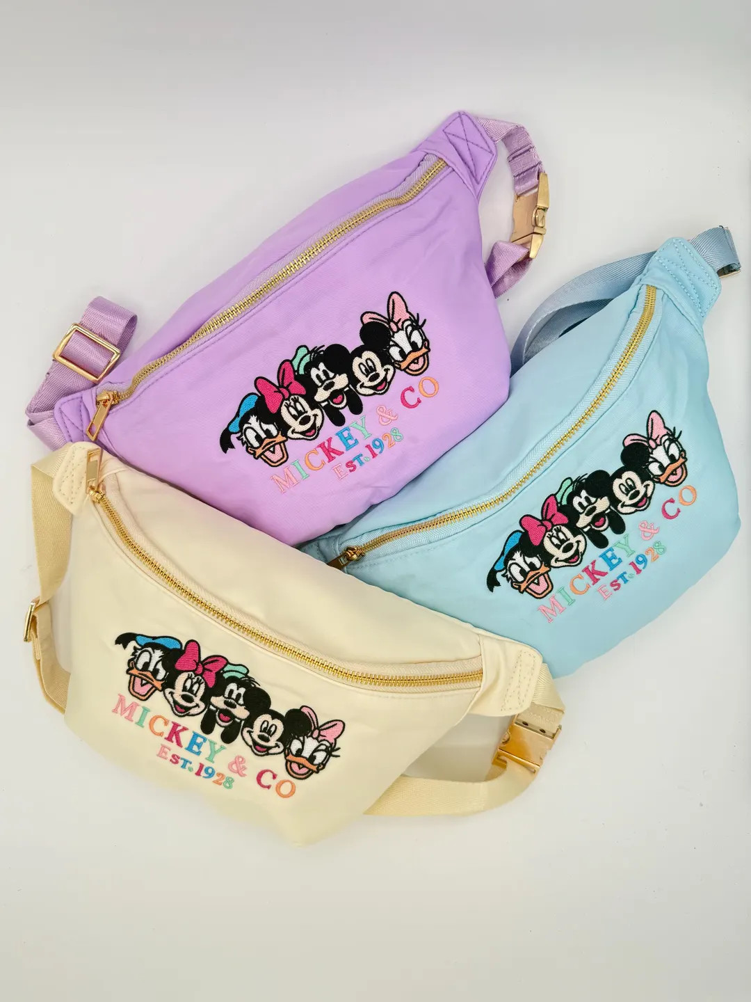 Mouse and Co Large Embroidered Fanny Pack | Etsy (US)