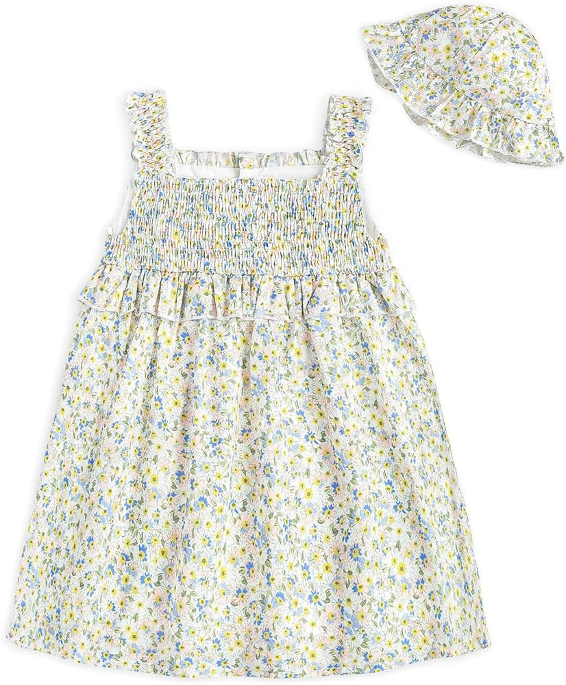 Simplee kids Spaghetti Strap Dress for Toddler Girl Summer Dress for Kids Floral Sleeveless Dress... | Amazon (US)