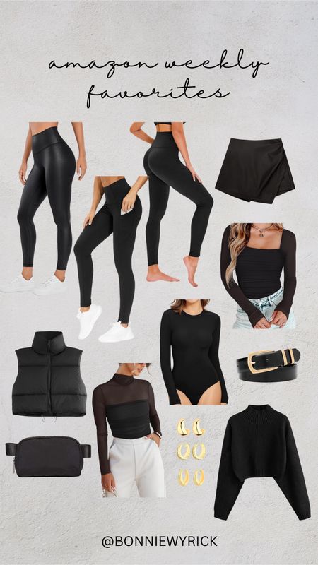 Weekly Favorites from Amazon Fashion 😍

Best Sellers | Midsize Fashion | Winter Outfit Ideas | All Black Outfits

#LTKSeasonal #LTKstyletip #LTKmidsize