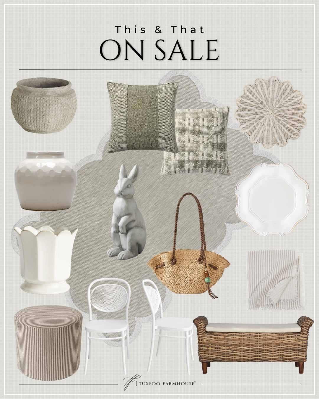 Thoughtfully layered, effortlessly refined 🤍 A curated mix of timeless textures and soft, earthy tones—these pieces bring warmth and depth to any space without feeling overdone. From tailored seating to subtle pattern play and sculptural accents, each item is designed to elevate your home with quiet sophistication. Even better, these are pieces you can invest in now while they’re on sale—classic styles that transition seamlessly from season to season. Shop the collection and bring a sense of balance and beauty into your home. 

 #LTKSeasonal #LTKHome #LTKSaleAlert