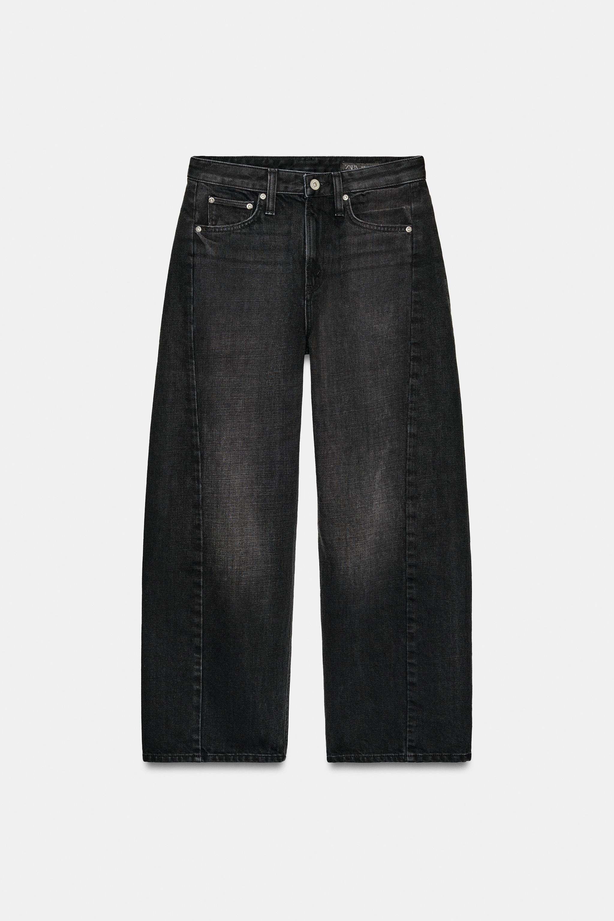 ZW COLLECTION MID-RISE ANKLE RELAXED JEANS | Zara US
