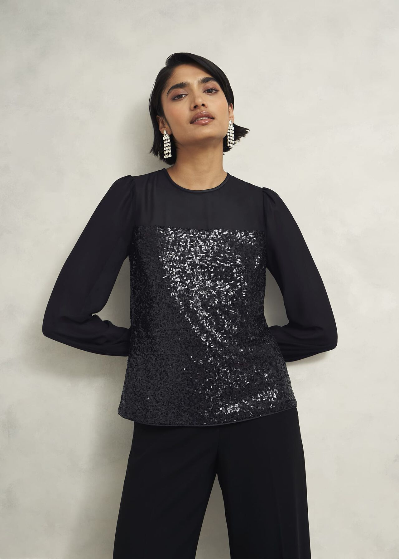 Zariah Sequin Top | Hobbs US | | Hobbs