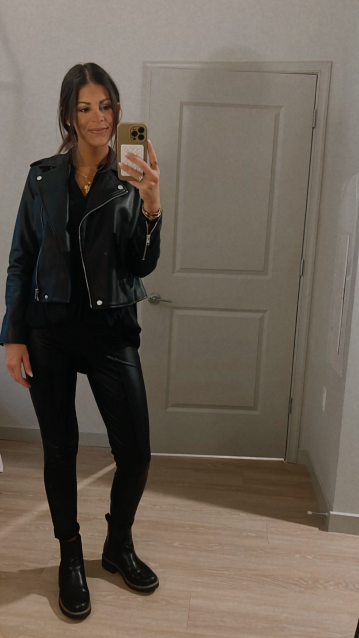 The leather jacket I live in year round is on sale for 25% off ✔️ || even for torrential showers to kick off spring 🌧️

#LTKootd #LTKSeasonal #LTKSaleAlert