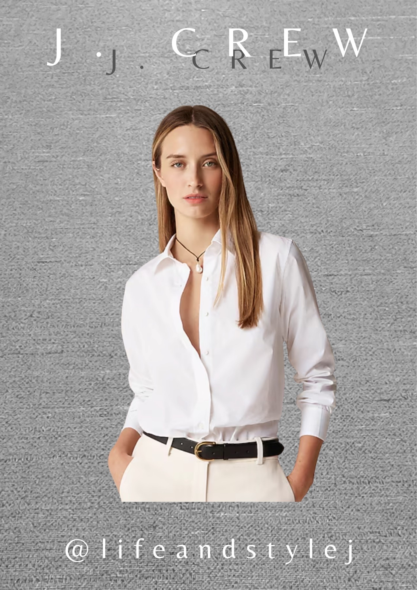 The Jules classic fit shirt in crisp cotton poplin is a timeless essential for midlife, ageless style. Wear it half tucked with tailored trousers or relaxed denim, add loafers or heels, and finish with minimal accessories for a polished modern look that works day to night. #midlifefashion #agelessstyle #classicstyle #wardrobebasics #timelessfashion 

#LTKOver40 #LTKSeasonal #LTKU