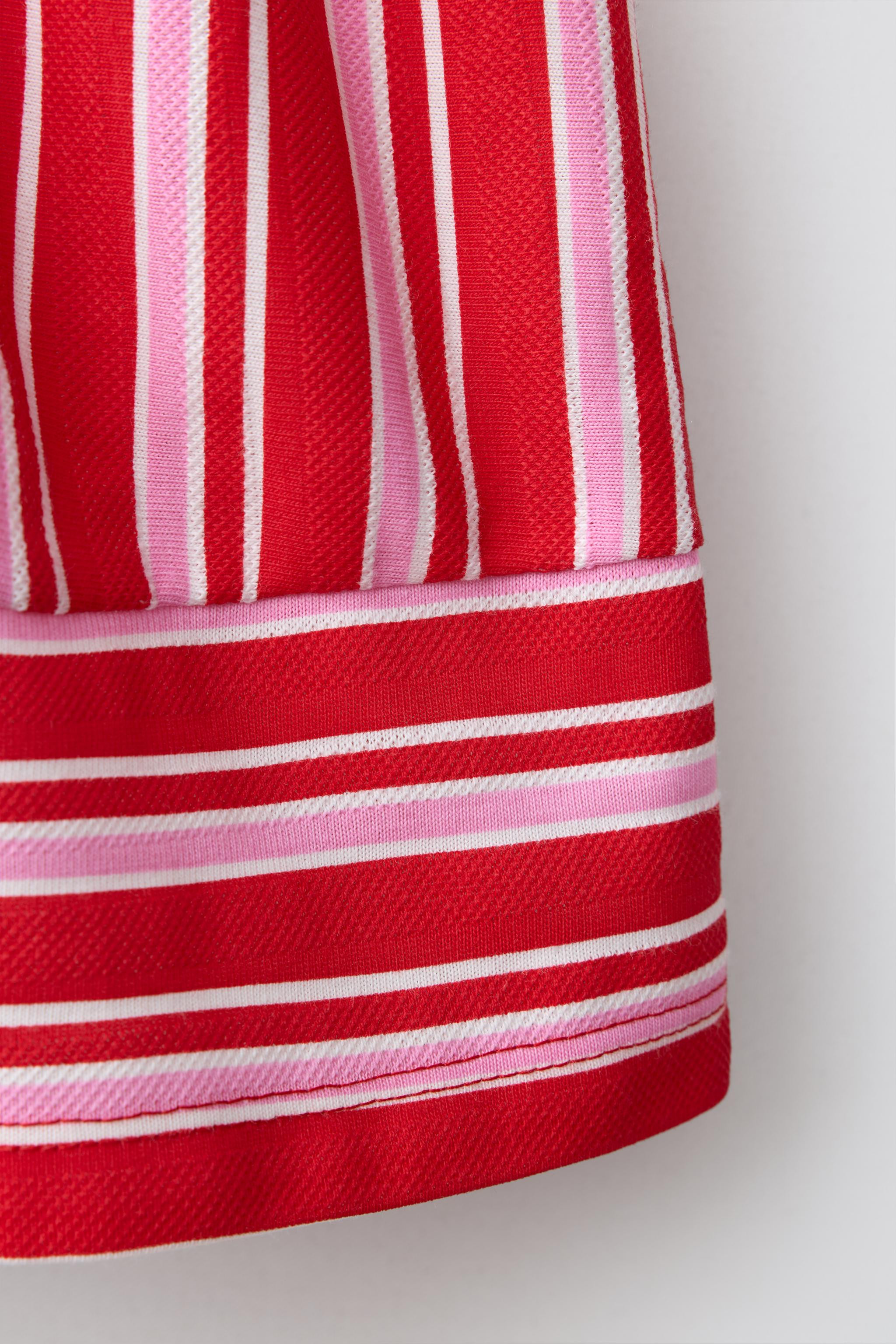 TEXTURED STRIPED TOP | Zara US