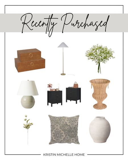 Recently purchased home decor items

#LTKHome #LTKStyleTip