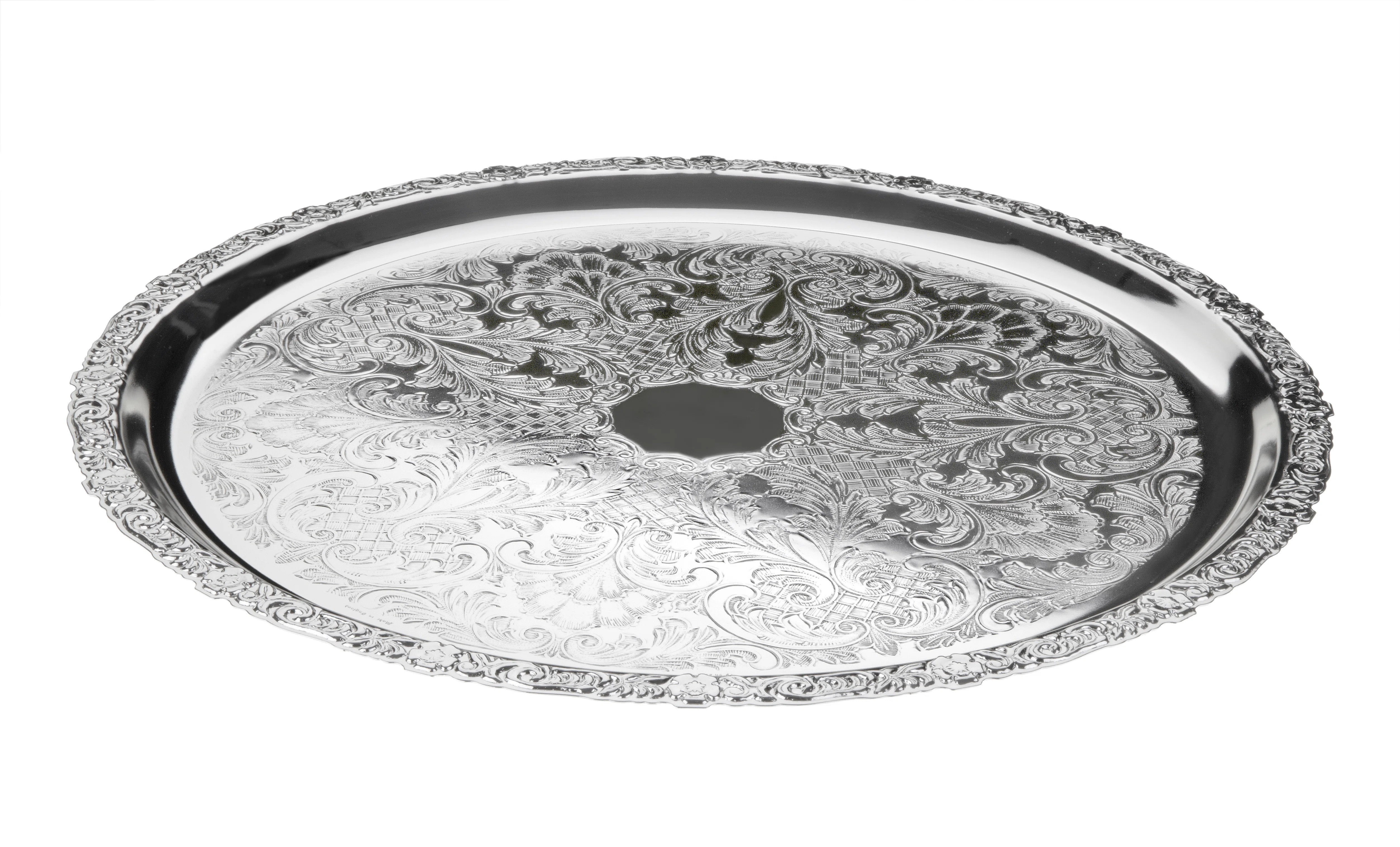 Queen Anne Silver Plated Tray | Wayfair North America