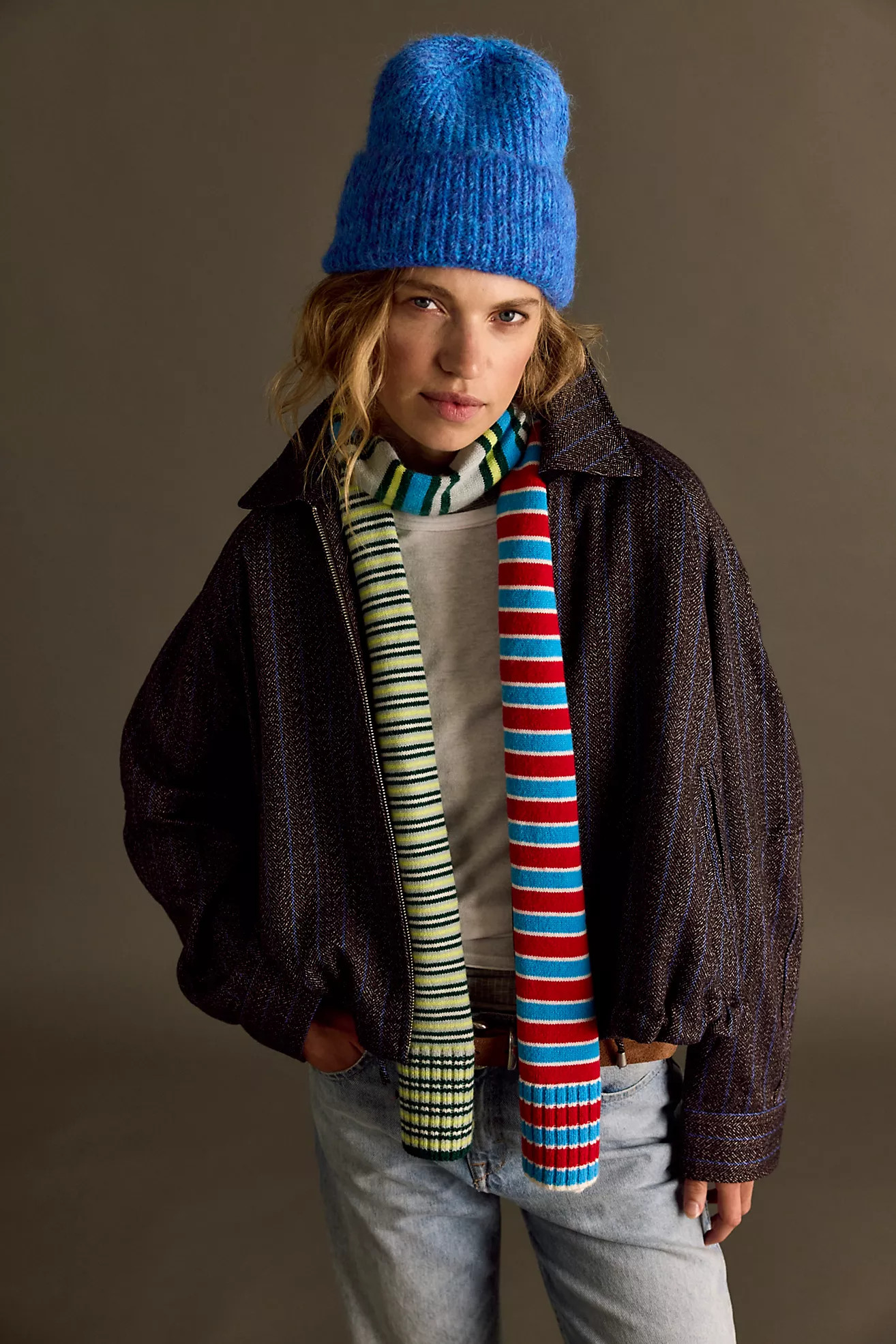 Stars Hollow Stripe Skinny Scarf | Free People (Global - UK&FR Excluded)