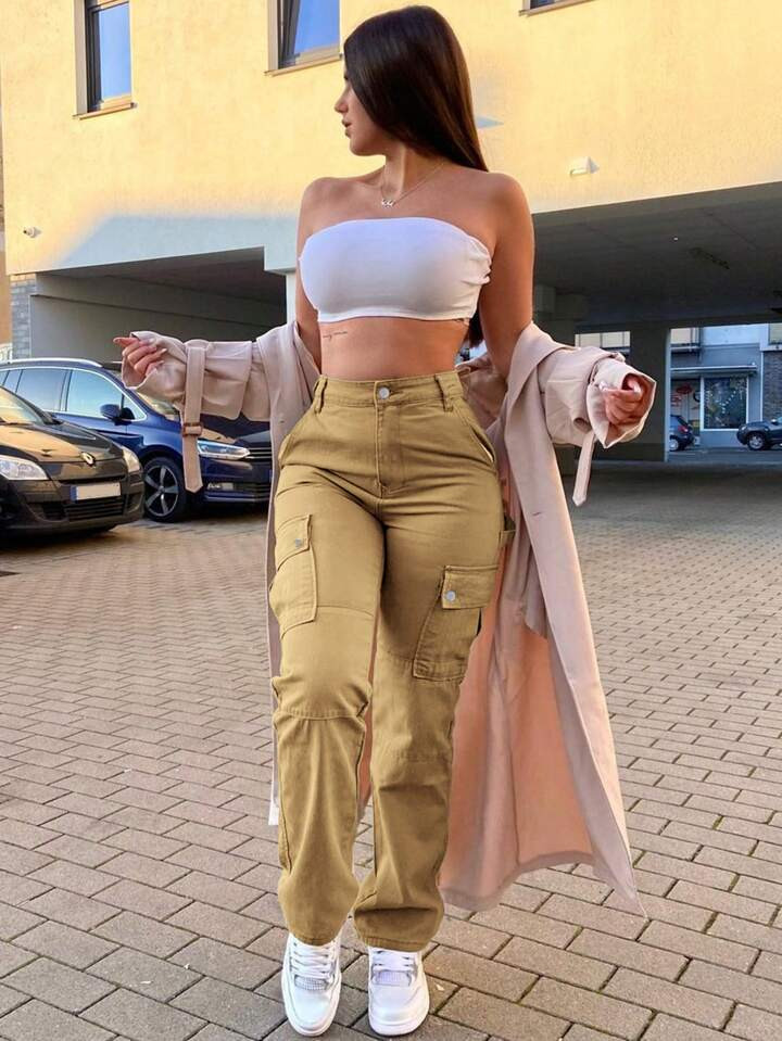 Multi-Pocket Cargo Pants | SHEIN