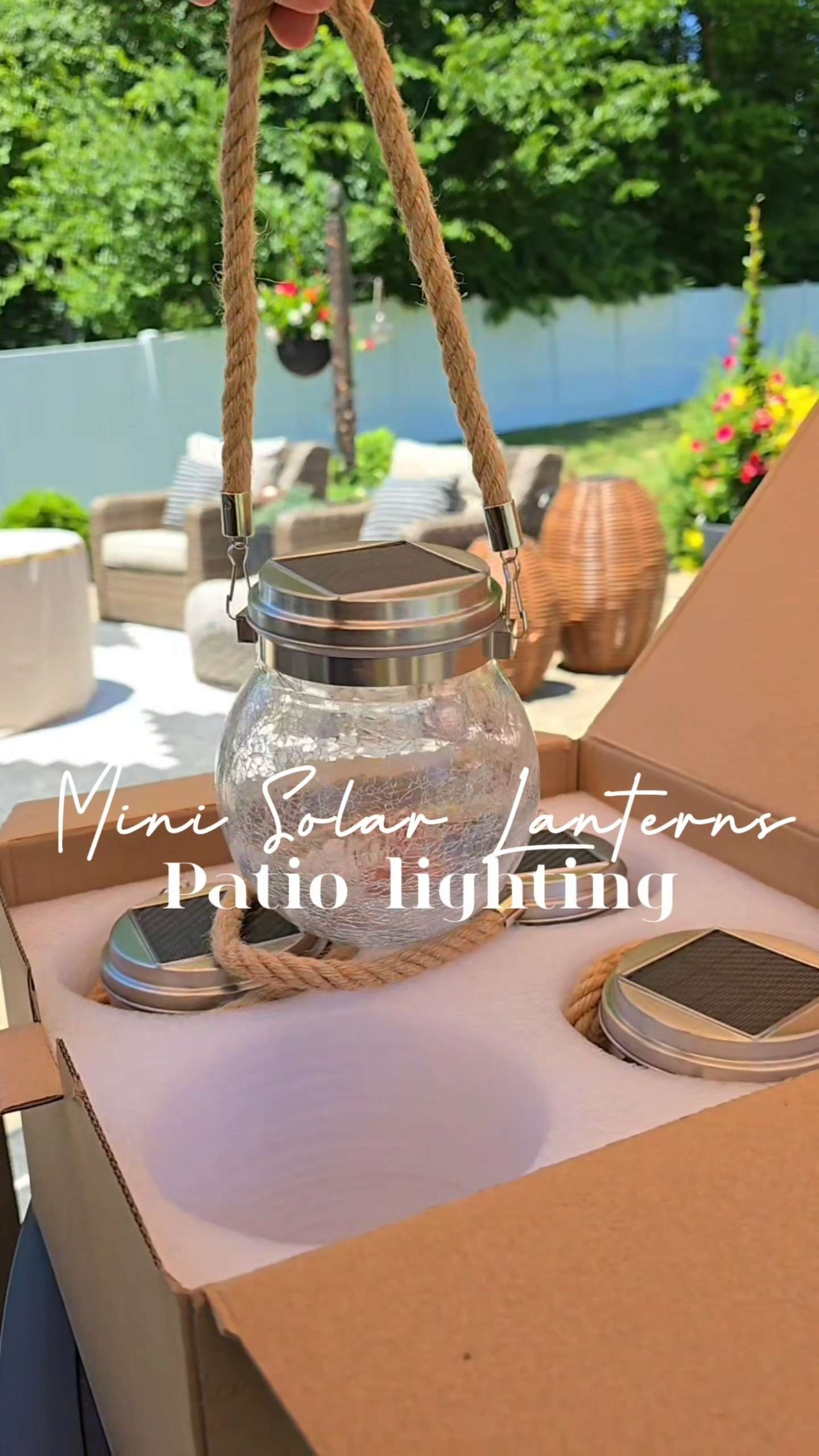 I swear by these min solar lanterns!  

 #LTKSeasonal #LTKHome #LTKSaleAlert
