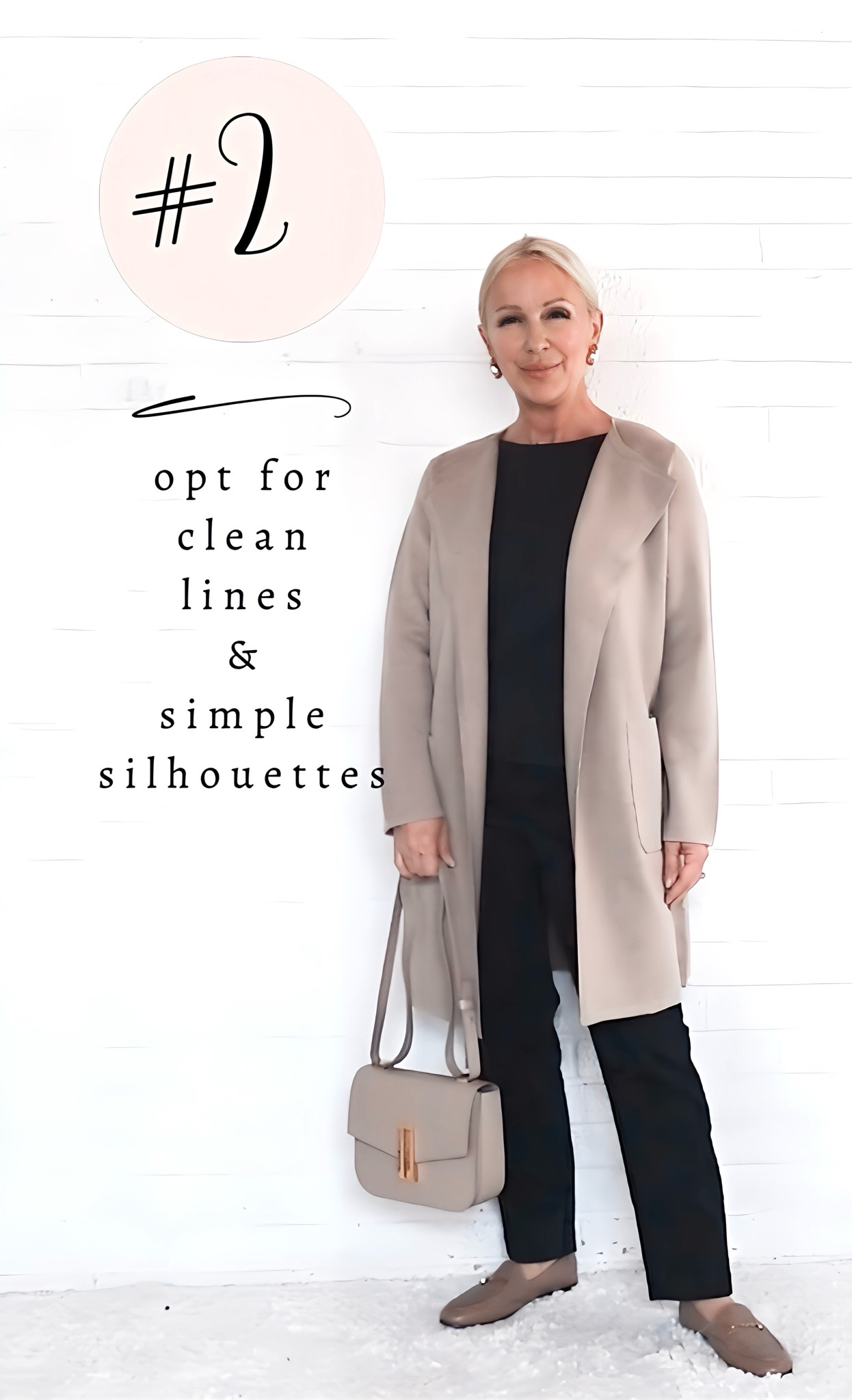 The Rules of Classic #2: Opt for Clean Lines and Simple Silhouettes.  This means to pass on wardrobe items with excessive frills, ruffles, pleats, details, buttons, diagonal lines / cuts, etc.  Nothing busy! These are all items that tend to go out of style quickly. By opting for clothing with clean lines and simple silhouettes, the items stay in style longer, allowing you to wear your purchase year after year.  Plus, chances are you won’t look back at a photo of that outfit in 20 years and think, “What was I thinking with that outfit?!?!”


#LTKStyleTip #LTKSeasonal #LTKOver40
