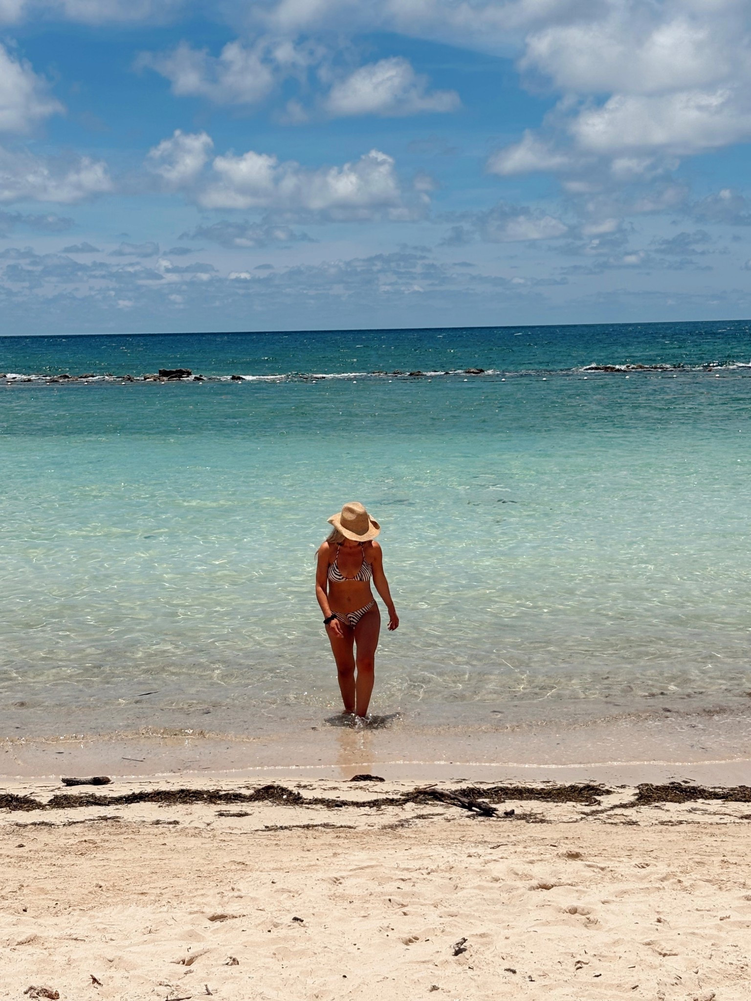 Beach vacation outfit- still dreaming about this water 

#LTKSeasonal #LTKSwim #LTKTravel