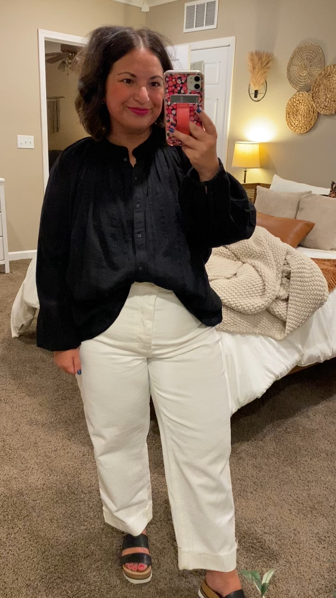 Elevate your spring wardrobe with a classic pair of white jeans! 🖤 Perfect for those busy days in the classroom, these versatile beauties can be dressed up or down. Pair with a blouse and cute sandals for an effortless teacher OOTD. Comfort meets style for the ultimate spring vibe!

sandals: fit true to size // wearing a 5
jeans: fit true to size // wearing a 14
blouse: fits oversized // wearing a large 

 

#LTKWorkwear #LTKMidsize #LTKStyleTip