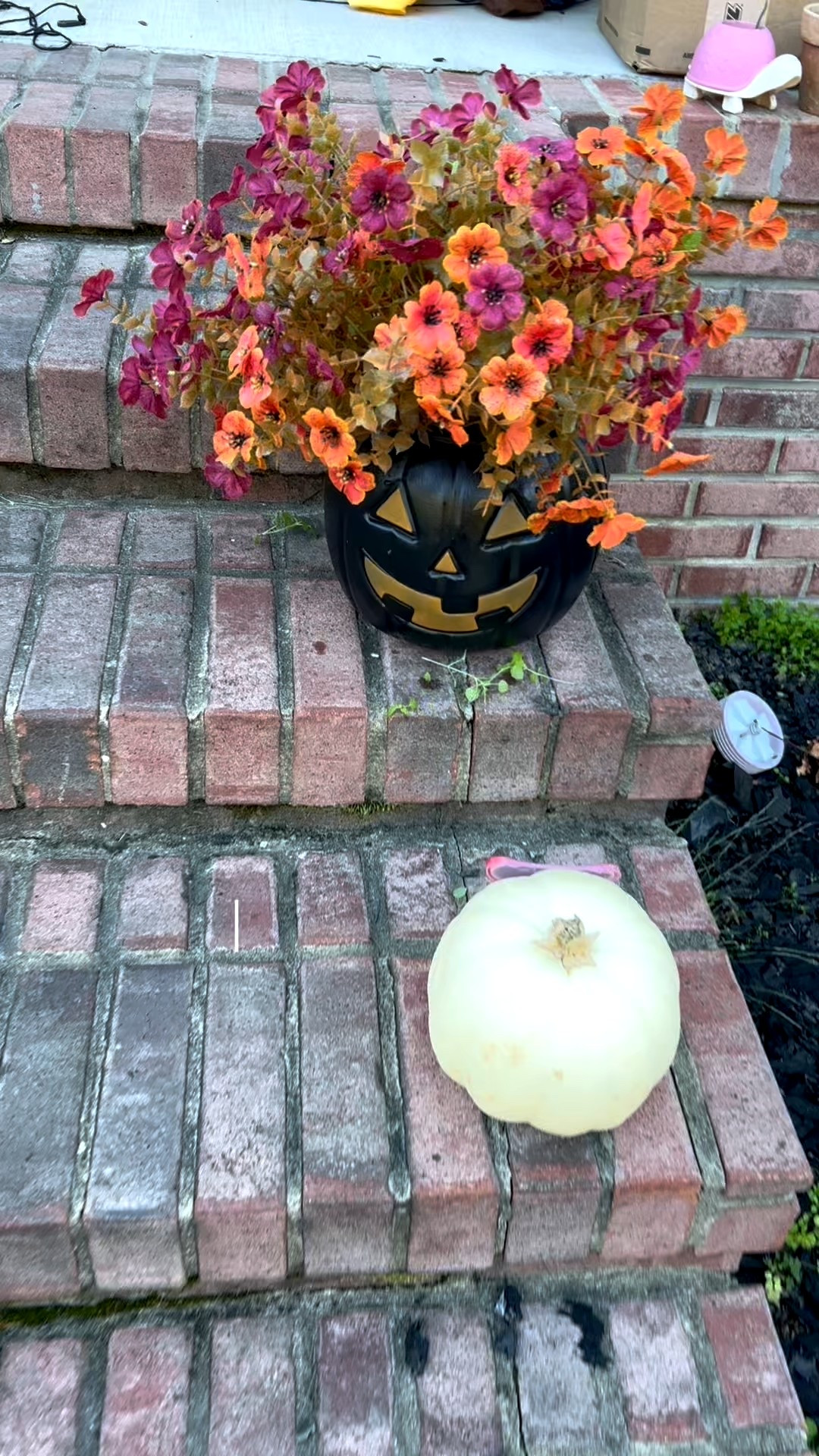 Love these front porch flowers! Mine came from TikTok shop but I’ve also found the same ones on Amazon! Just stick them in a round Halloween bucket from Walmart for a fun easy front porch decoration! 

#LTKSeasonal #LTKHalloween #LTKHome