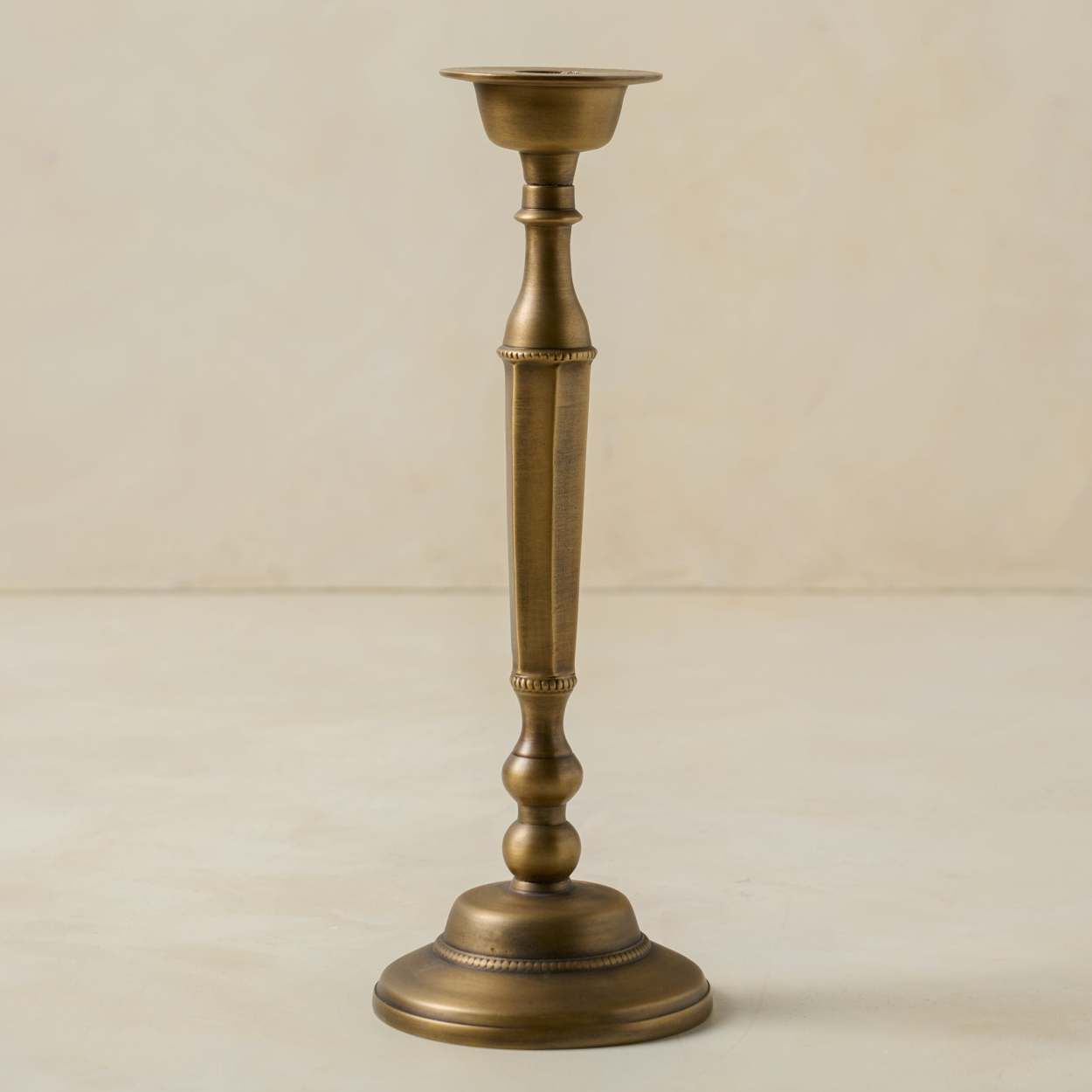 Anna Antique Brass Taper Holder | Magnolia