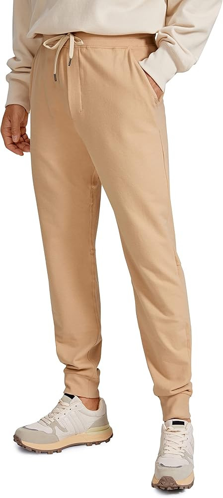 CRZ YOGA Men's Joggers Sweatpants - 29'' Cotton Casual Lounge Workout Athletic Basic Joggers Pant... | Amazon (US)