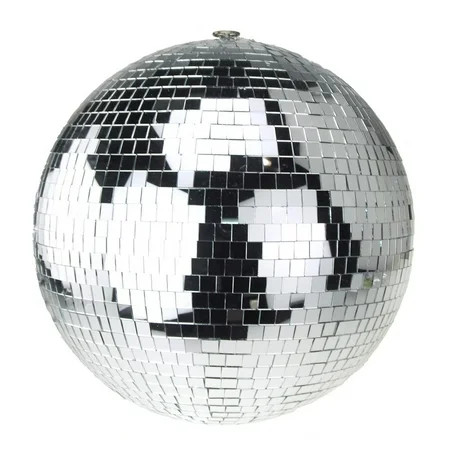 Hanging Mirror Disco Ball Silver 16-Inch | Walmart (US)