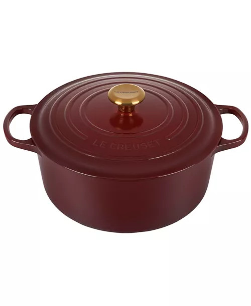 Le Creuset 7.25-Qt. Signature Enameled Cast Iron Round Dutch Oven - Macy's | Macy's