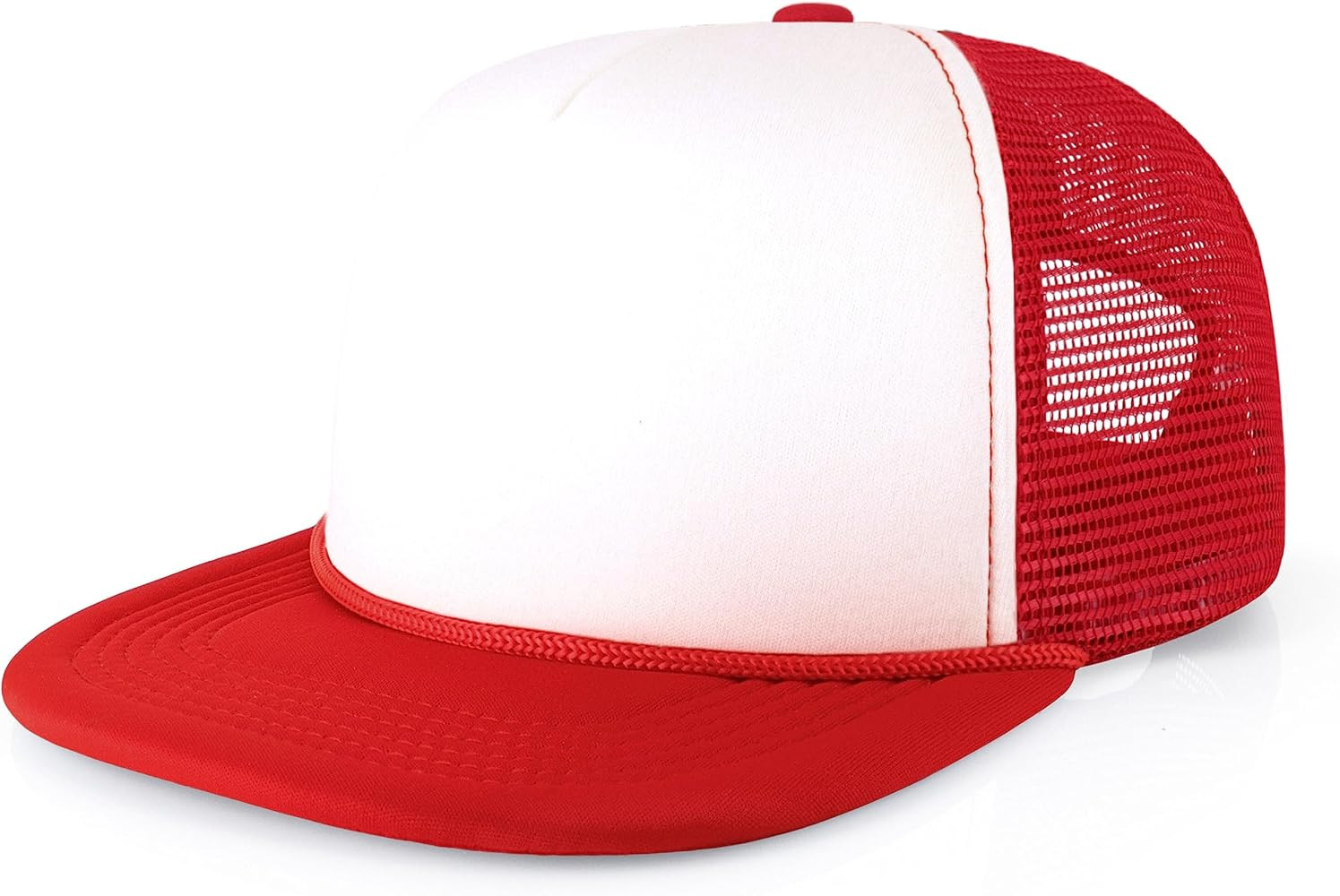CHOK.LIDS Flat Bill Foam Top Hats for Men and Women Adjustable Snapback Trucker Hat Trendy Color ... | Amazon (US)