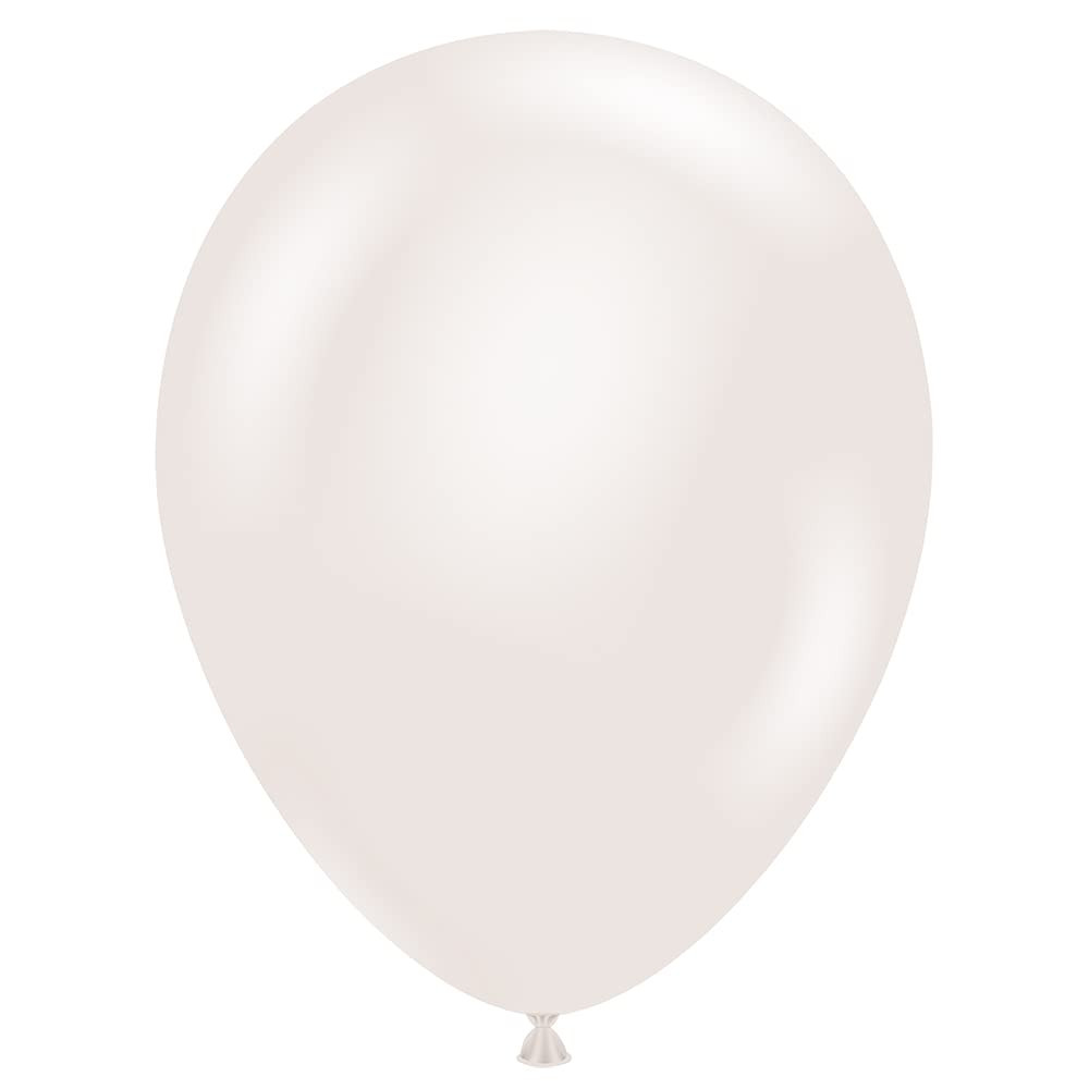 Tuf-Tex 5" Pearlescent White Latex Balloons | Amazon (US)