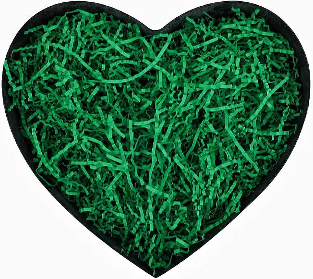 UoeRing Crinkle Cut Paper Shred Filler-4 OZ-Green Shredded Paper for Gift Wrapping Baskets Bag Ea... | Amazon (US)