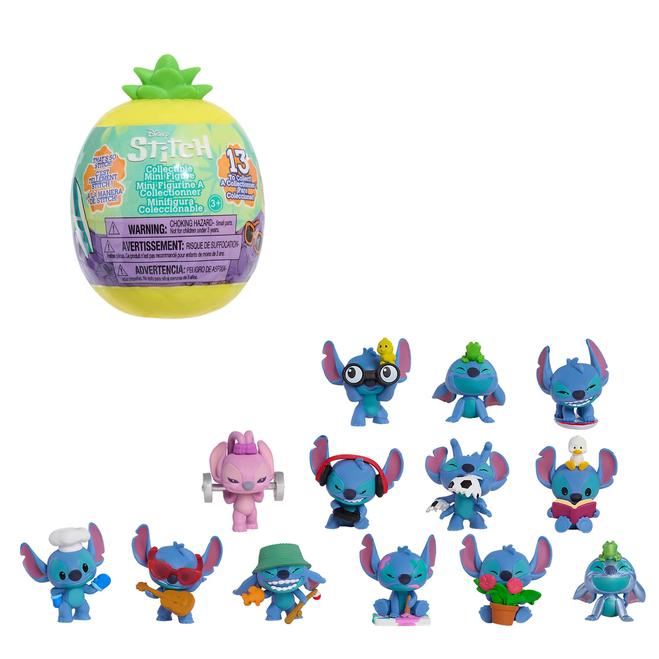 Disney Stitch Thats So Stitch Collectible Figures Toys, Ages 3 up - Walmart.com | Walmart (US)