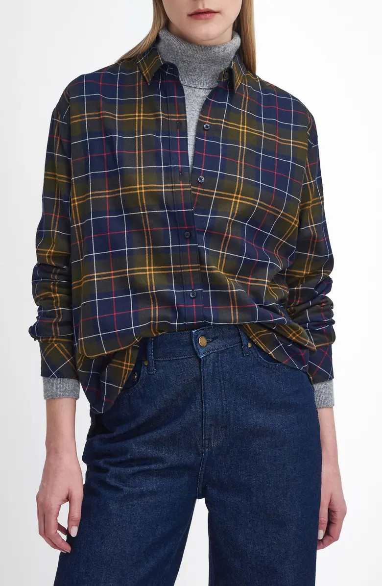 Elishaw Relaxed Fit Check Button-Up Shirt | Nordstrom