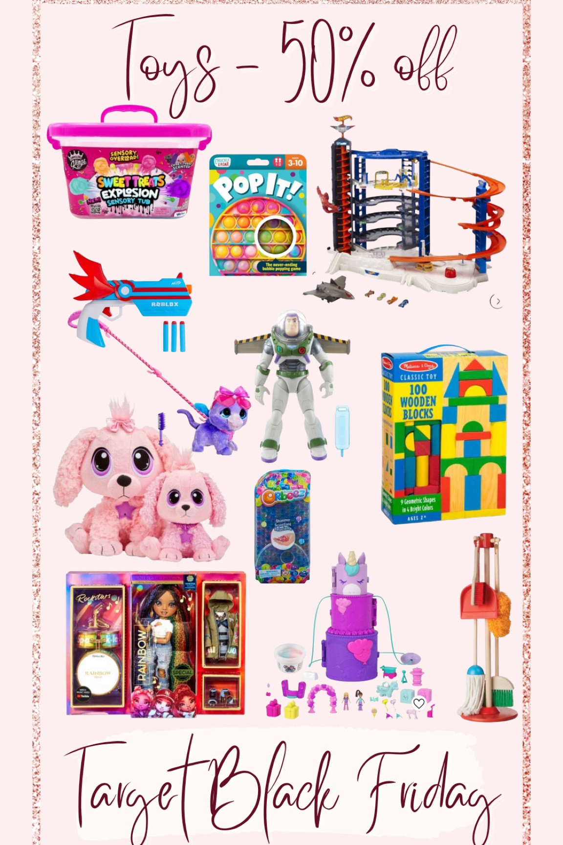 Select Target Toys are 50% off today!  

#LTKkids #LTKCyberweek #LTKGiftGuide