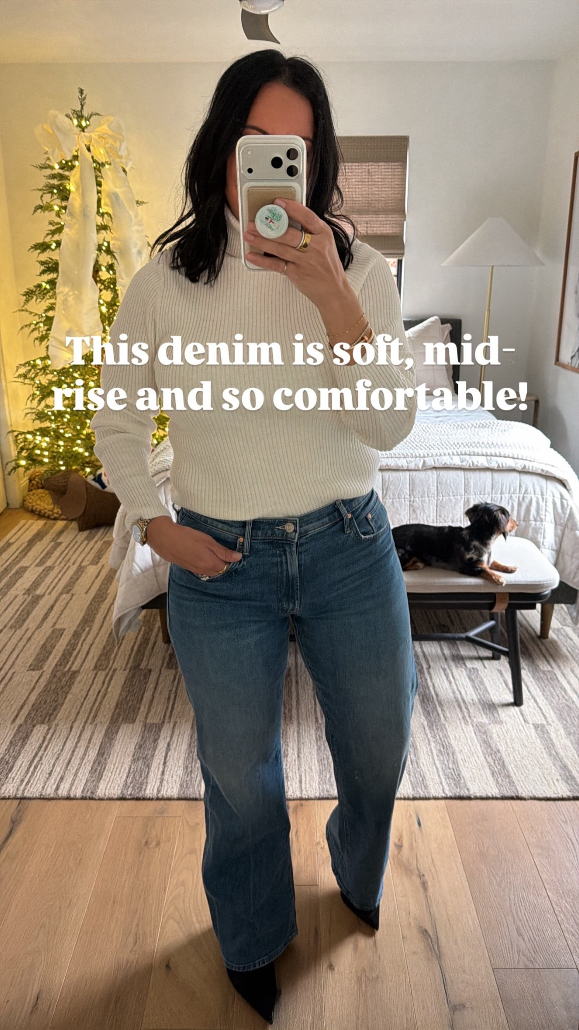 Top size large, jeans size 30 (I’m a size 10), shoes run small so size up half a size (I’m a 9.5/10 and did a 40.5 in these. 

#LTKWorkwear #LTKMidsize #LTKOver40