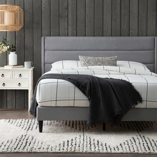 Brookside Sara Upholstered Bed with Horizontal Channels | Bed Bath & Beyond