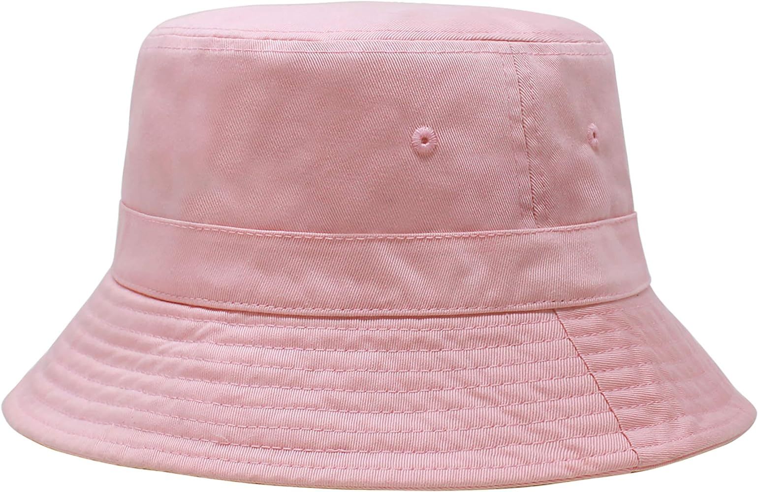 CHOK.LIDS Everyday Cotton Style Bucket Hat Unisex Trendy Lightweight Outdoor Hot Fun Summer Beach... | Amazon (US)