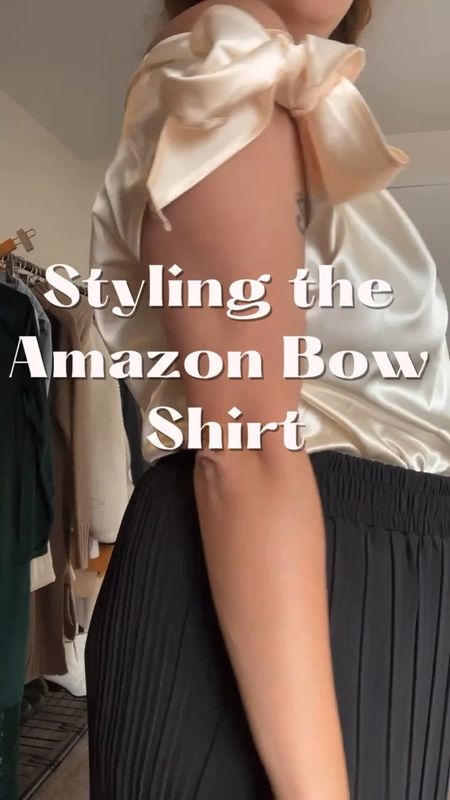 Amazon bow shirt is So cute for NYE or the holidays! Here’s a few ways to wear it… it can even be made more casual for ongoing use! 
     
Midsize, blouse, skirt, velvet, new years, Christmas, cardigan, mom jeans, American eagle, Torrid partner 

#LTKHoliday #LTKSeasonal #LTKcurves