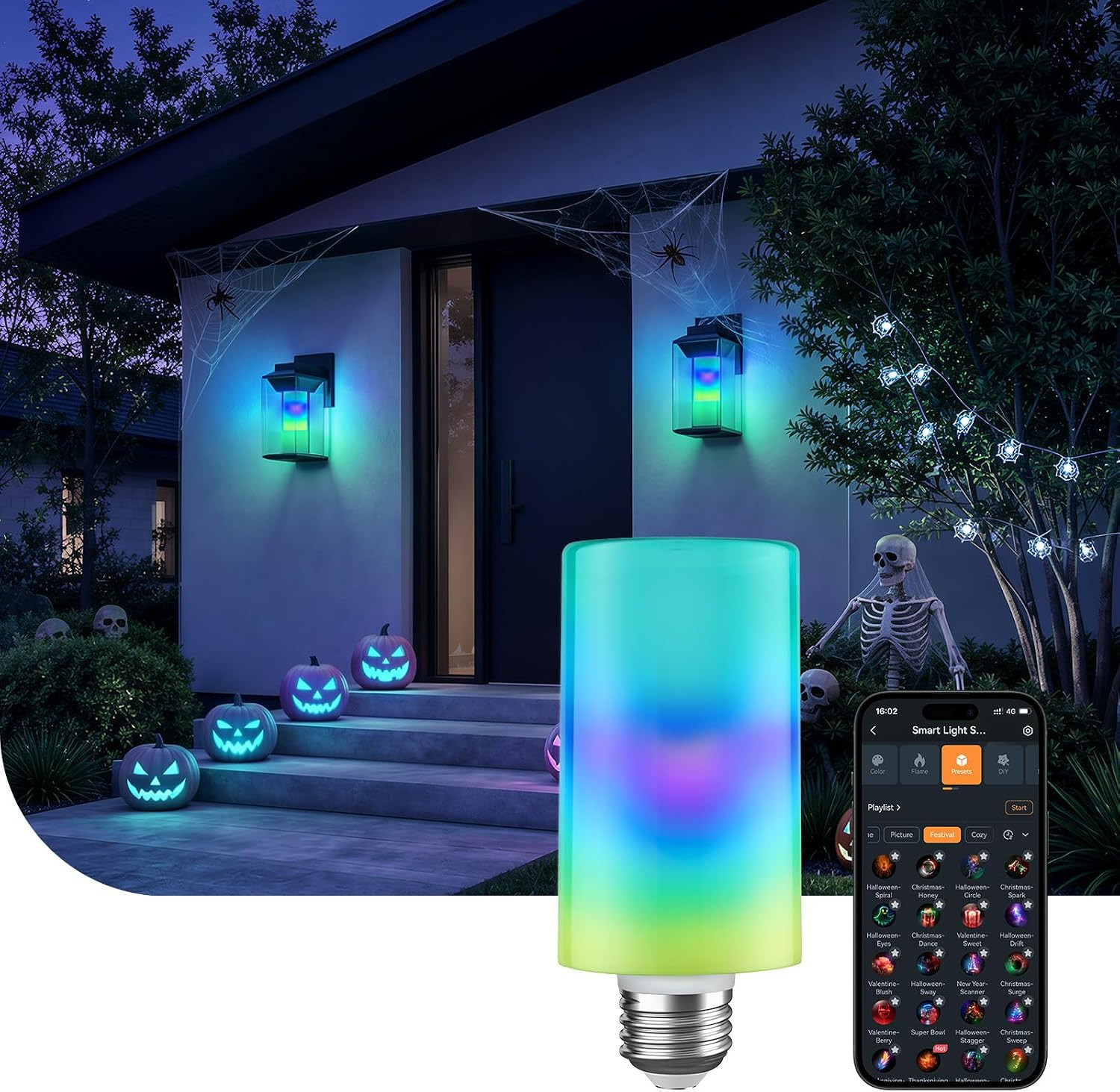 Linkind Smart Light Stick, Color and White Smart Light Bulb, 850lm | Amazon (US)