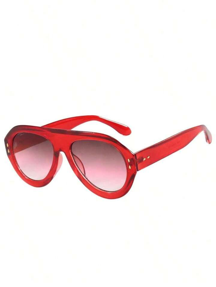 1pc Oversized Sports Fashion Glasses, Personality Street Style Fashion Eyewear,Casual & Versatile Basics Fall Winter Women Outfits Clothes Business Casual Gifts Y2k Fashion Glasses For Women Shades For Ladies Eyeglasses Fall Winter Outfits Beach Accessories Vintage Y2k Basics Business Casual Gifts Y2KFest MusicFest Preppy Style For Back To School | SHEIN