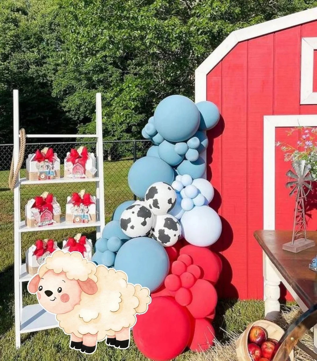 BIG DECOR FARM Birthday: Cutout Decor Farm Animals, Farm Printable Baby Shower, Birthday Party, D... | Etsy (US)