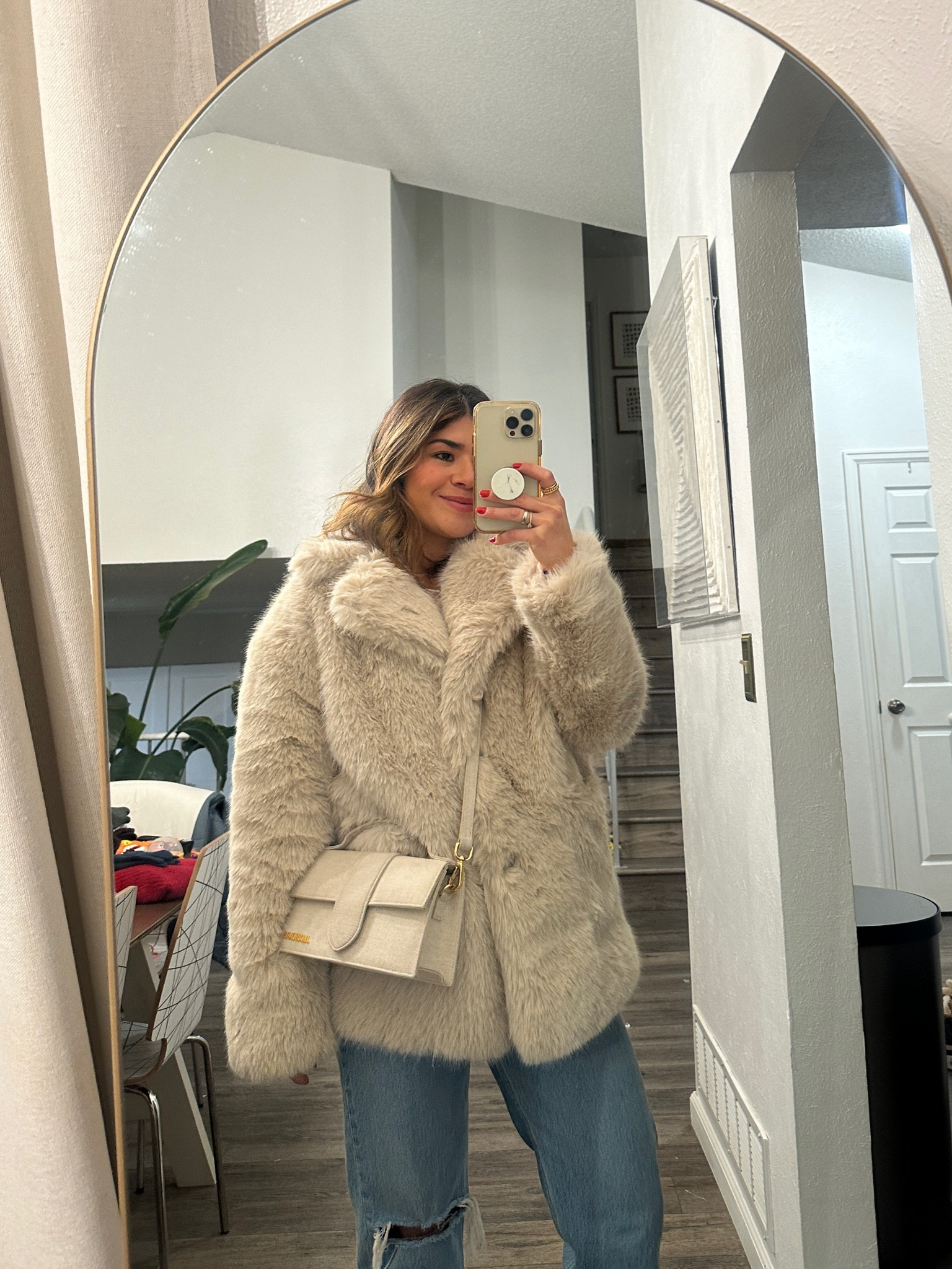 I found the most perfect faux fur coat! 
It’s in sale and runs tts, I’m wearing size xs

#LTKFindsUnder100 #LTKSaleAlert #LTKHoliday