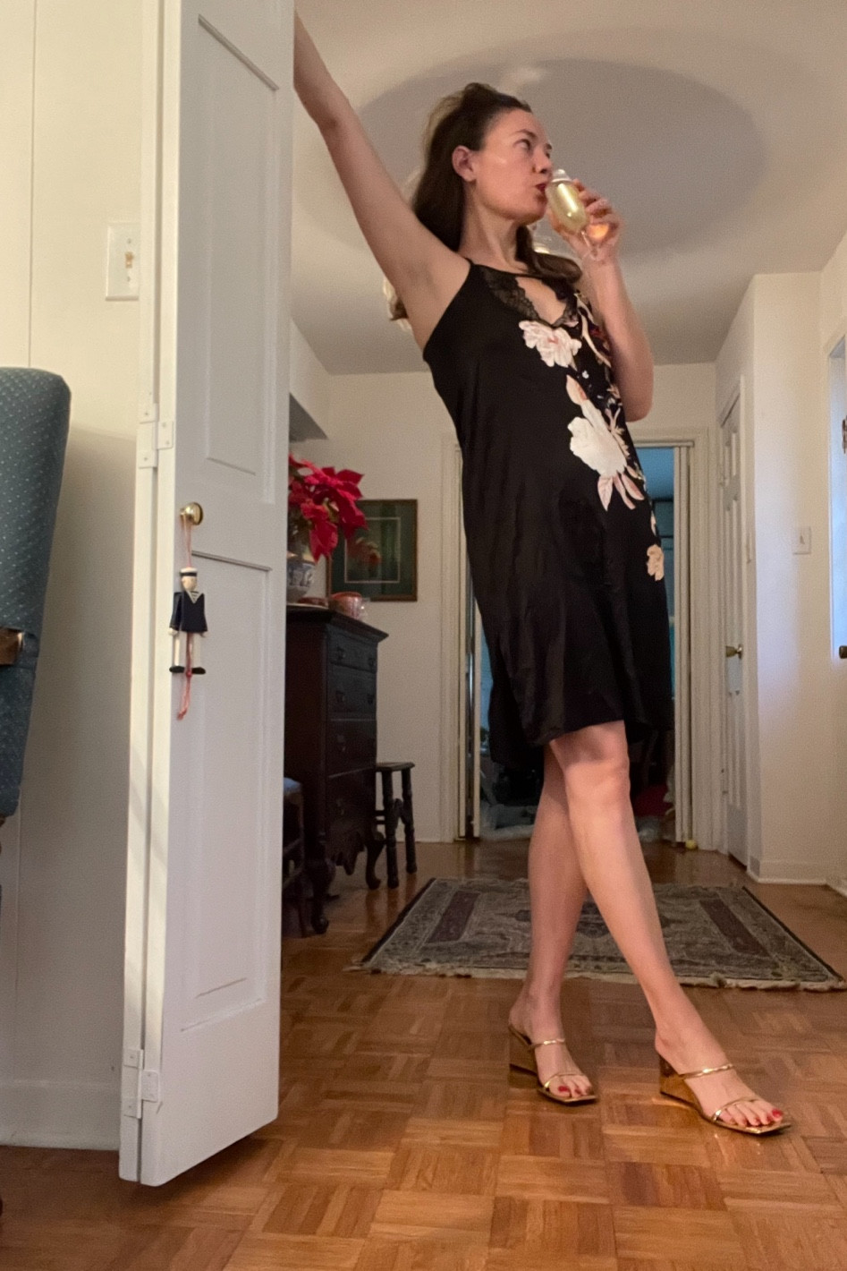 I want to tell you how cool I am - but I may not be. Truly my fave NYE plans involve staying in (and avoiding crazy!) with bubbles in fries. But even in I have to lol the part- so I’m rounding  up my current fave slips and nightgowns that are party worthy! #investmentpiece

#LTKHoliday #LTKStyleTip #LTKOver40