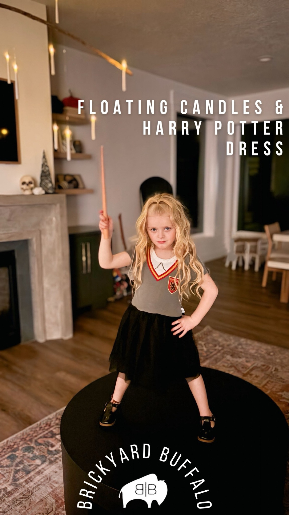 The perfect Hermione dress for the ultimate Potterhead vibes! Paired with floating candles that light up with a flick of the wand, it’s straight out of the magical world of Hogwarts. ✨🪄#HermioneGranger #WizardStyle #MagicalVibes #HarryPotter #WandMagic

#LTKVideo #LTKKids #LTKHalloween