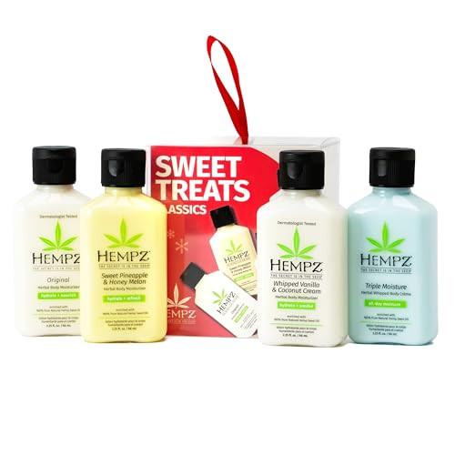 Hempz Mini Sweet Treats - Classics Lotion Gift Set, for Men and Women, Body Moisturizer Travel Essentials | Amazon (US)