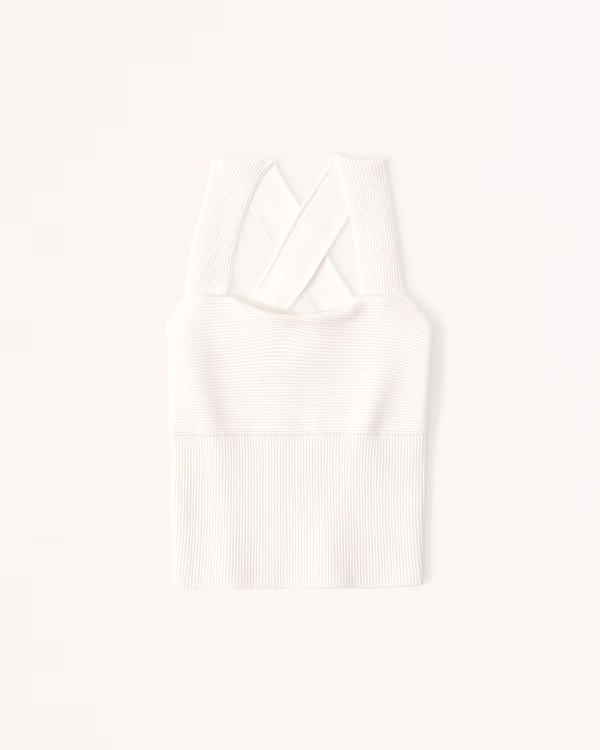Ottoman Cross-Back Tank | Abercrombie & Fitch (UK)
