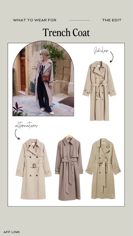 Outfit Inspiration, Transitional Style, Spring Outfit, Wardrobe Staple, Trench Coat, H&M, Weekday, & Other Stories 

#LTKstyletip #LTKSeasonal #LTKeurope