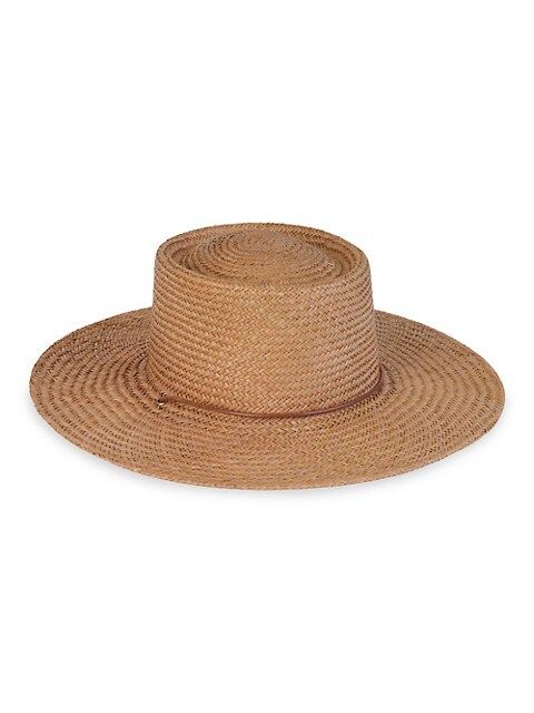Vienna Woven Wide-Brim Boater Hat | Saks Fifth Avenue