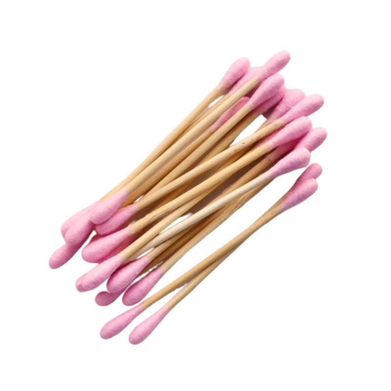 Mei Apothecary Biodegradable Pink Cotton Swabs - 200ct | Target