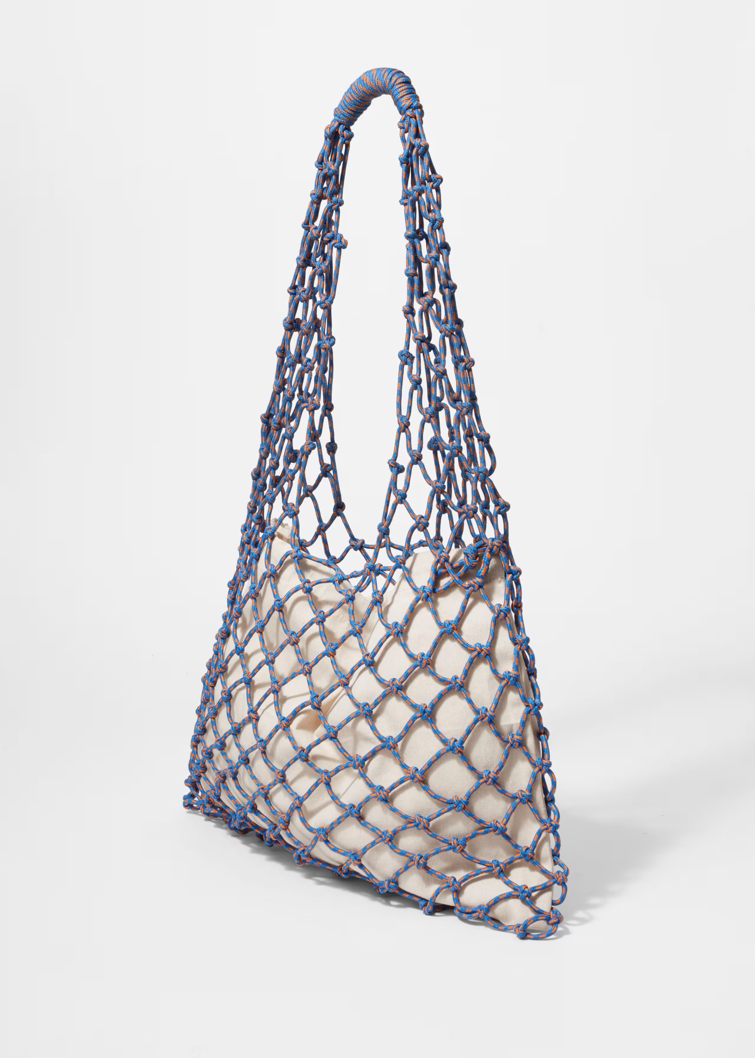 Fishnet Cord Tote Bag - Sky Blue - Bags - & Other Stories GB | & Other Stories UK