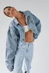 Urban Renewal Remade Cropped Frayed Denim Jacket | Urban Outfitters (US and RoW)